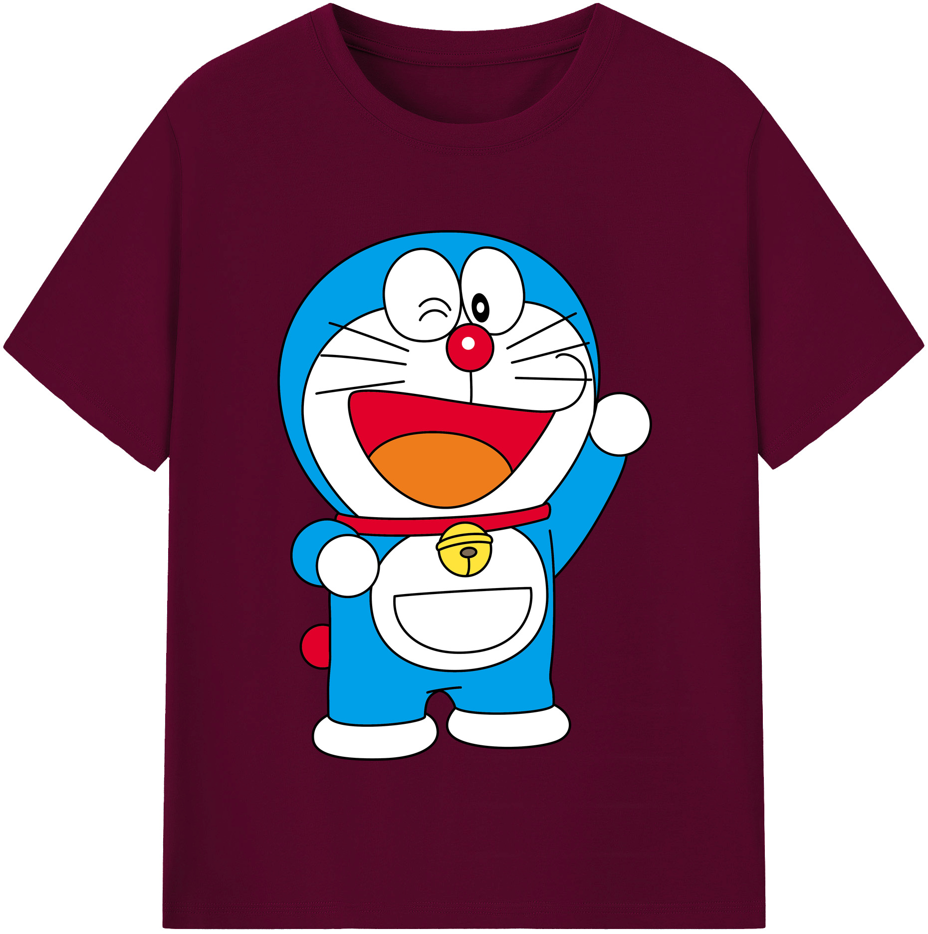 （画像用） ドラえもん Doraemon レディースカジュアルプリントTシャツ（綿100％）